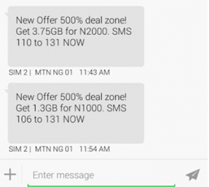 mtn 3.75gb data plan and 1.3gb data plan