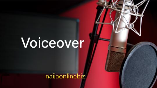 Nigerian voiceover artist creating a demo reel for online platforms